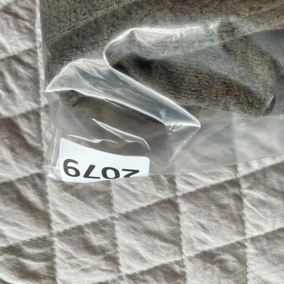 Cupio Sweater Dress Women Sz M Green Mock Neck Stretch Comfort Minimal Midi Slit - Picture 10 of 10